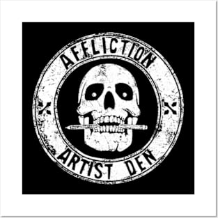 Affliction Skull Posters and Art